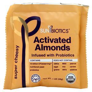 Windy City Organics SunBiotics - Organic Gourmet Probiotic Snacks Super Cheesy Almonds 1 oz