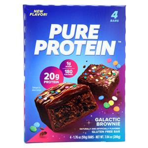 Worldwide Sports Pure Protein Bar Galactic Brownie 4 bars