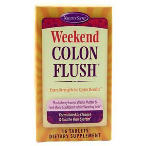 Nature's Secret Weekend Colon Flush  16 tabs