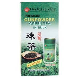 Uncle Lee's Tea Premium Gunpowder Green Tea in Bulk  100 grams