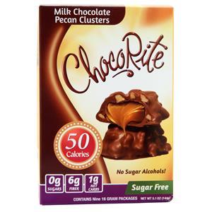 HealthSmart Foods Choco Rite Candy Milk Chocolate Pecan Clusters 9 count