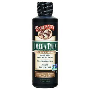 Barlean's Omega Twin with Flax Lignans  BEST BY 10/7/25 12 fl.oz