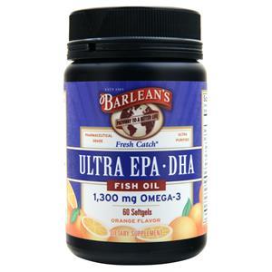 Barlean's Fresh Catch Ultra EPA-DHA Fish Oil Orange 60 sgels