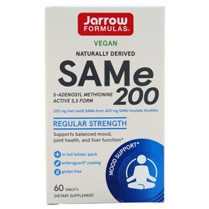 Jarrow SAMe 200 Regular Strength 60 tabs