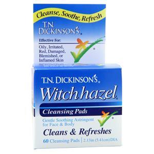 Dickinson's Witch Hazel Cleansing Pads  60 pads