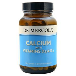 Dr. Mercola Calcium with Vitamins D3 & K2  90 caps