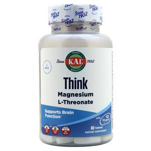 KAL Think Magnesium L-Threonate  60 tabs