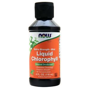 Now Liquid Chlorophyll - Extra Strength Mint 4 fl.oz