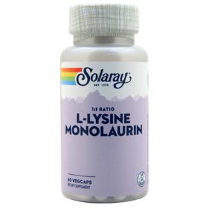 Solaray L-Lysine Monolaurin  60 vcaps