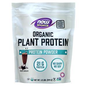 Now Organic Plant Protein Creamy Chocolate 1.2 lbs