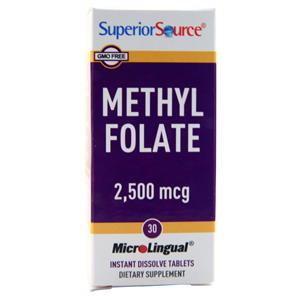 Superior Source Methyl Folate (2500mcg)  30 tabs