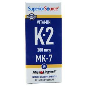 Superior Source Vitamin K-2 (300mcg) MK-7  60 tabs