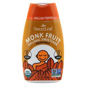 Sweetleaf Liquid Monk Fruit Sweetener Drops - Organic English Toffee 1.7 fl.oz