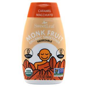 Sweetleaf Liquid Monk Fruit Sweetener Drops - Organic Caramel Macchiato 1.7 fl.oz