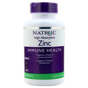 Natrol High Absorption Zinc (7.5mg) Pineapple 60 tabs