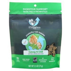 Shameless Pets Crunchy Cat Treats Catnip N Chill Chicken 2.5 oz