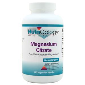 Nutricology Magnesium Citrate  180 vcaps