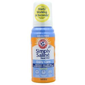Arm & Hammer Simply Saline Nasal Mist Daily Care EXPIRES 11/15/25 1.6 oz