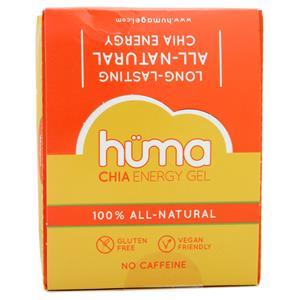Huma Products Chia Energy Gel - 100% All Natural Mangoes - No Caffeine 24 pckts