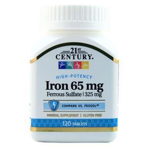 21st Century Iron - High Potency (65mg)  120 tabs