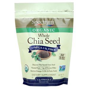 Spectrum Organic Whole Chia Seed  12 oz