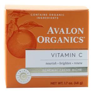 Avalon Organics Vitamin C Renewal Creme Riche  1.7 oz