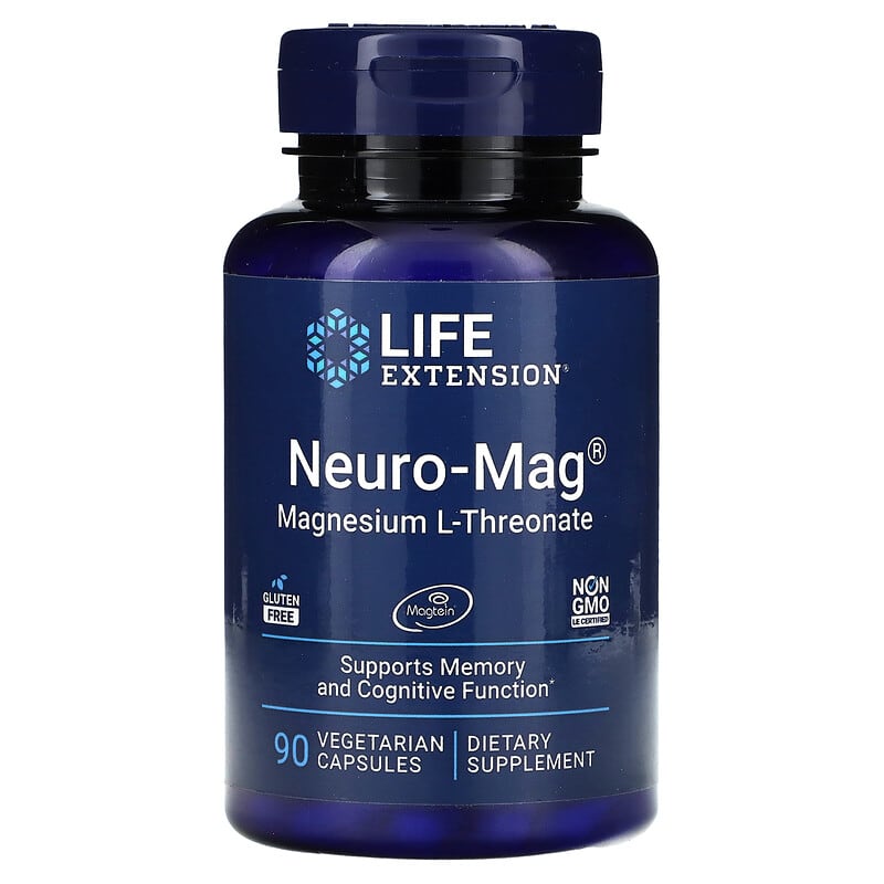 Life Extension Neuro-Mag Magnesium L-Threonate  90 vcaps