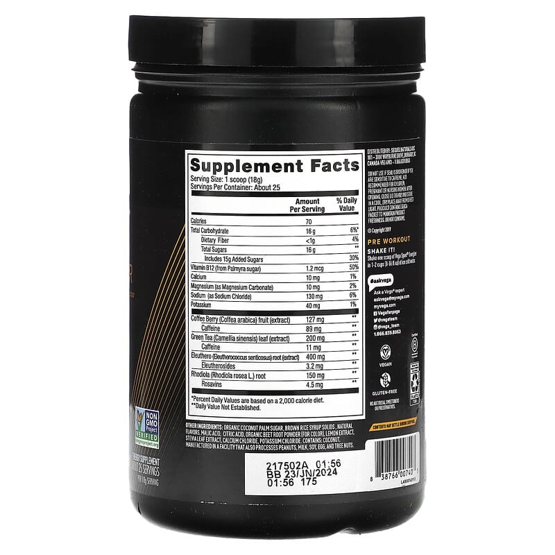 Vega Vega Sport - Premium Energizer Strawberry Lemonade 16.1 oz