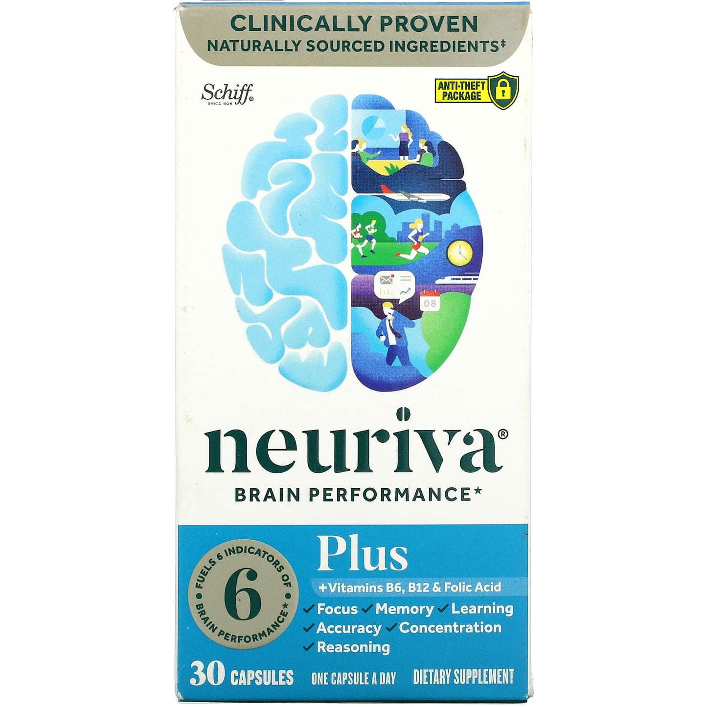 Schiff Neuriva Brain Performance Plus  30 caps