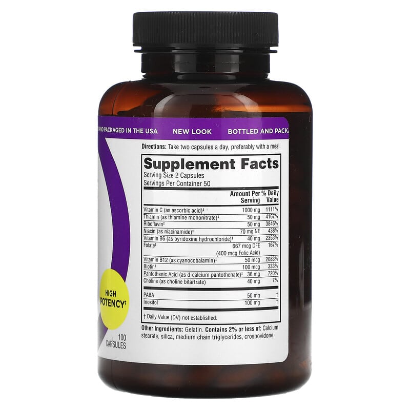 TwinLab Stress B-Complex  100 caps