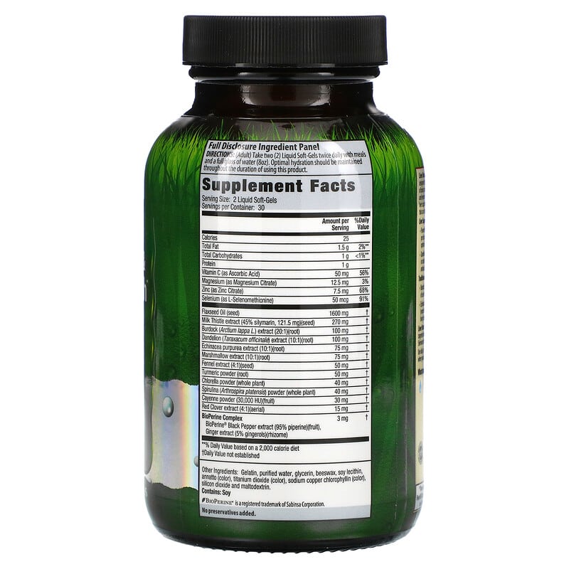 Irwin Naturals Liver Detox & Blood Refresh  60 sgels