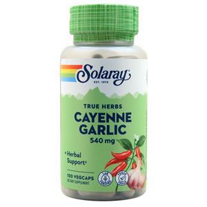 Solaray Cayenne Garlic  100 vcaps