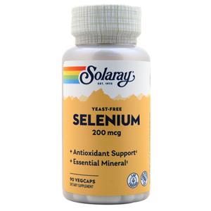 Solaray Selenium Yeast-Free (200mcg)  90 vcaps