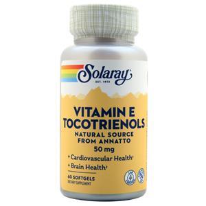 Solaray Vitamin E Tocotrienols (50mg)  60 sgels