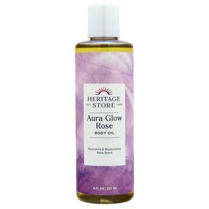Heritage Store Aura Glow Rose Body Oil Rose 8 fl.oz