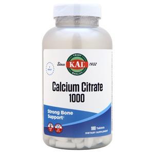 KAL Calcium Citrate 1000  180 tabs