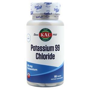 KAL Potassium 99 Chloride  100 tabs