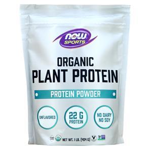 Now Organic Plant Protein Unflavored 1 lbs
