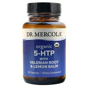 Dr. Mercola Organic 5-HTP with Valerian Root & Lemon Balm  30 caps
