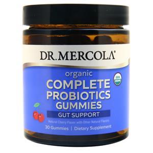 Dr. Mercola Organic Complete Probiotics Gummies (5 Billion CFU) Natural Cherry 30 gummy