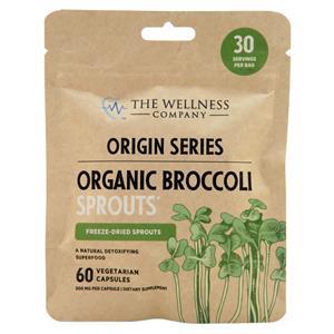 The Wellness Company Origin Series Organic Broccoli Sprouts  60 vcaps