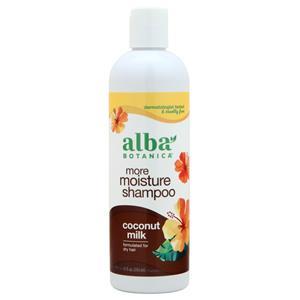 Alba Botanica More Moisture Shampoo Coconut Milk 12 fl.oz