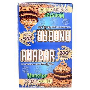 Anabar The Protein-Packed Candy Bar Monster Cookie Crunch 12 bars