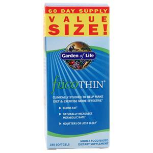 Garden Of Life FucoThin  EXPIRES 10/25 180 sgels