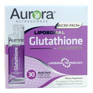 Aurora Nutrascience Micro-Pack+ Liposomal Glutathione (500mg)  30 pckts