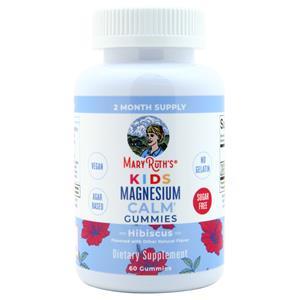 MaryRuth's Kids Magnesium Calm Gummies (50mg) Hibiscus 60 gummy