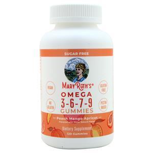 MaryRuth's Omega 3-6-7-9 Gummies Peach Mango Apricot 120 gummy