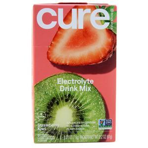 Cure Hydration Electrolyte Drink Mix Strawberry Kiwi 8 pckts