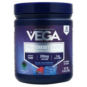 Vega Pre-Workout Energy Blue Raspberry 8.4 oz