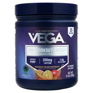 Vega Pre-Workout Energy Mango Passionfruit 8.5 oz